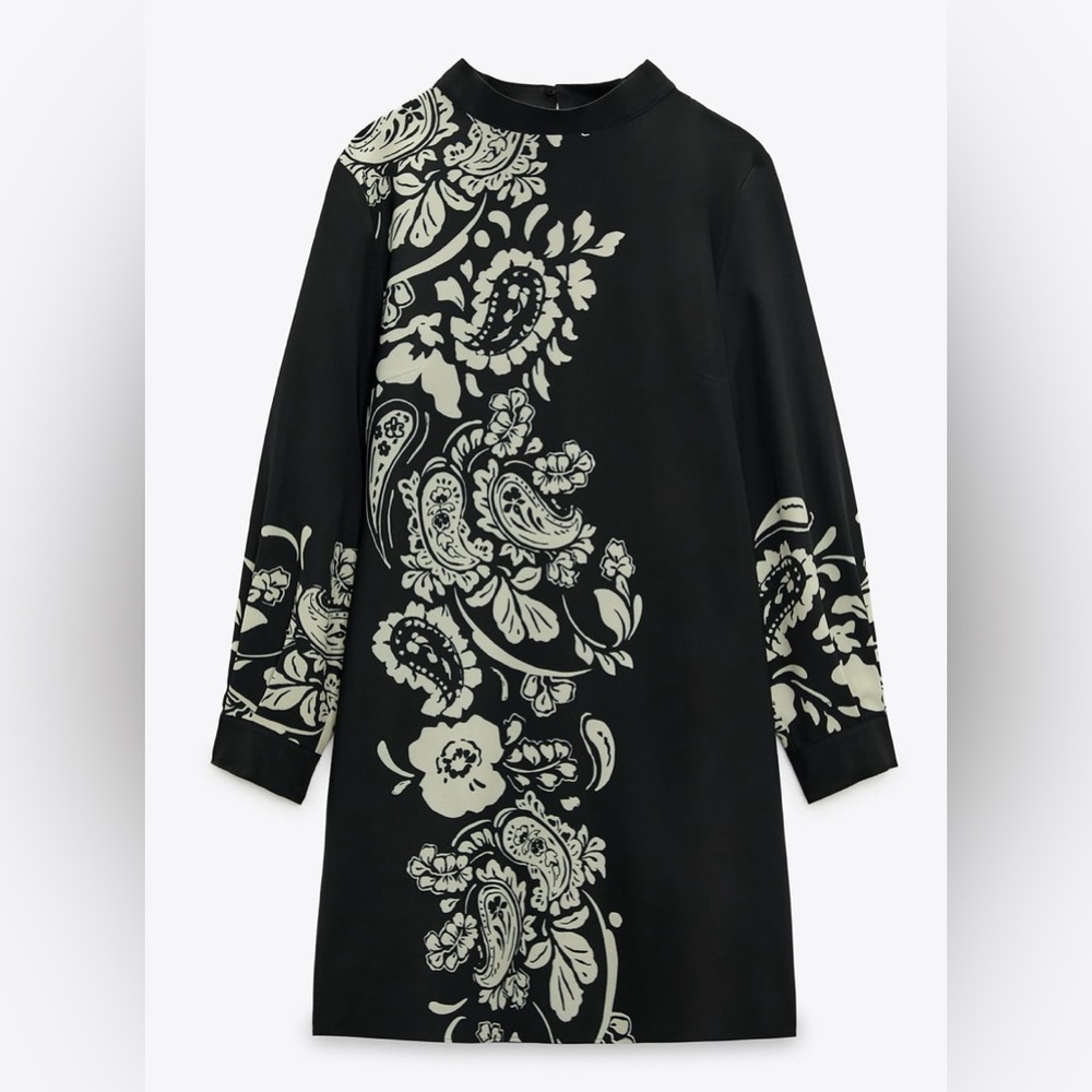 Zara Mini Floral Print Dress